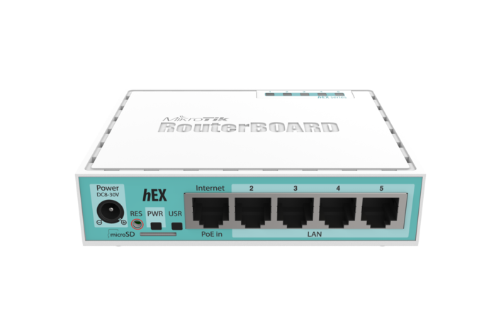 MikroTik hEX router